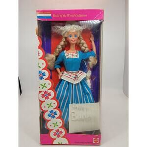 Mattel 1993 Dolls of The World Dutch Barbie Doll Special Edition Box Damage